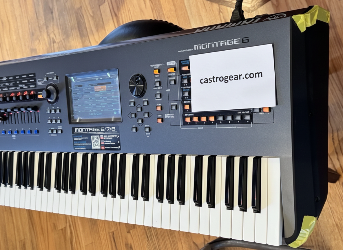 Yamaha MONTAGE6 Flagship Synthesizer Workstation 61 Key Montage 6 New