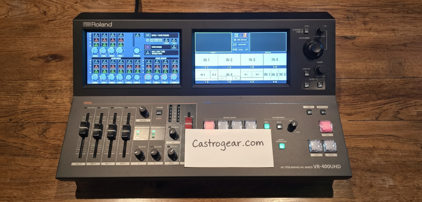 Roland VR-400UHD 4K AV Streaming Mixer